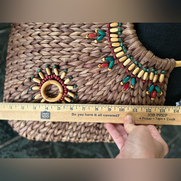 Oversized straw bag - Picture 13 of 14